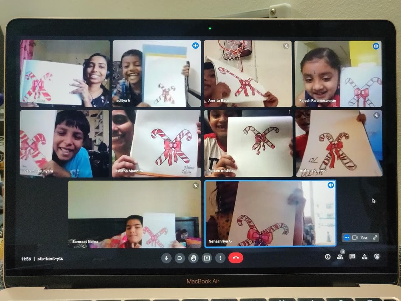 Teaching session 3 - Shilp's Art class
